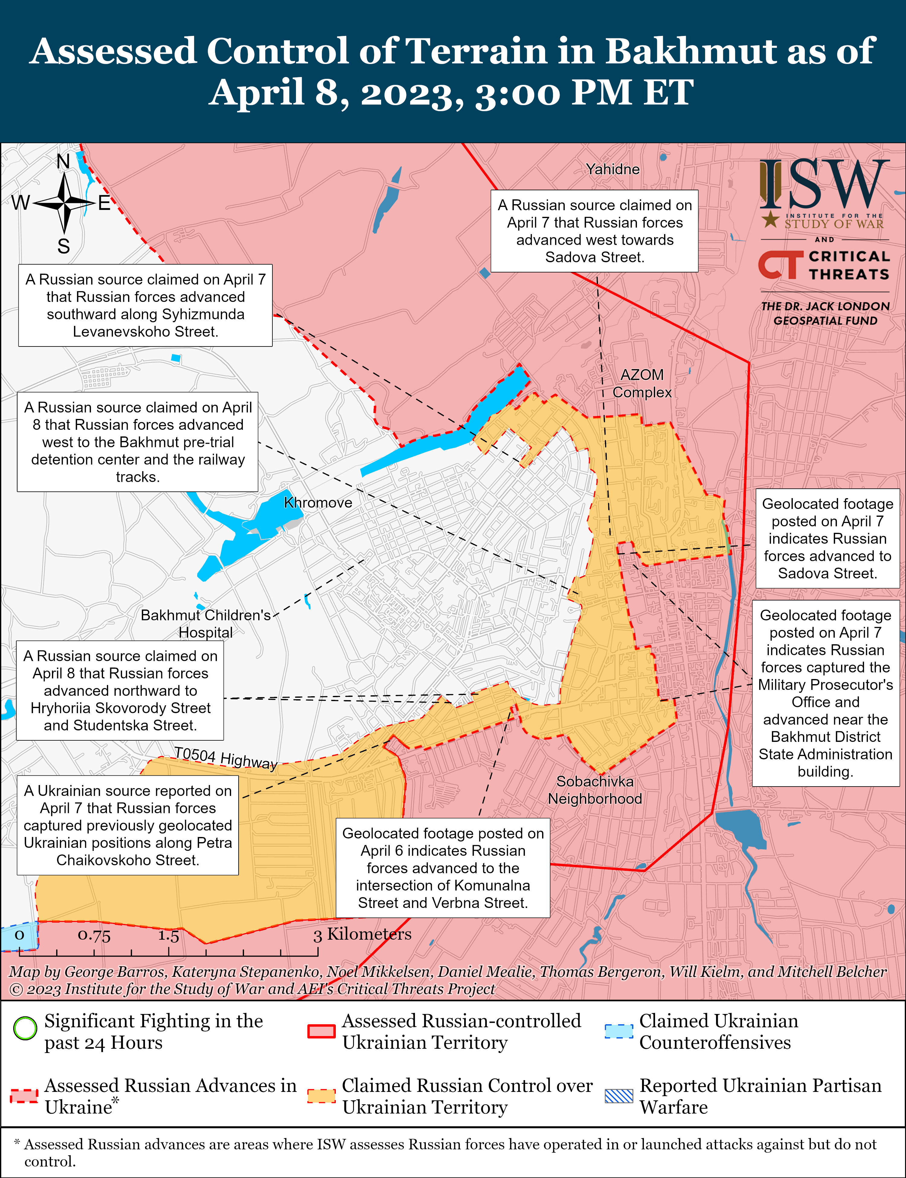 Russian Offensive Campaign Assessment, April 8, 2023 | Institute For ...